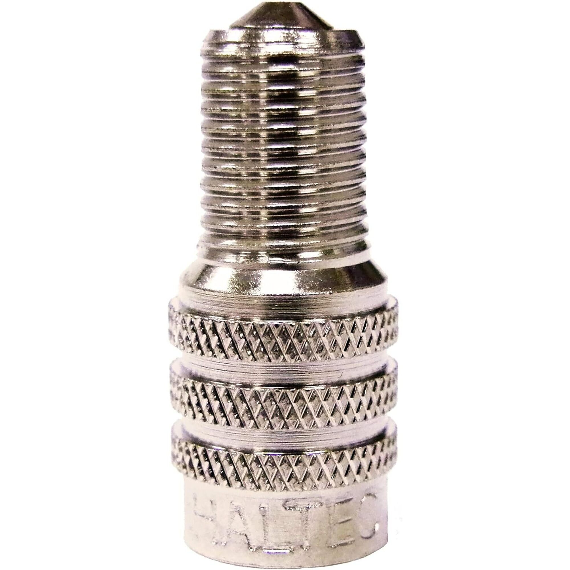 Haltec DS1-50 Double Seal Valve Cap – Pack of 50, High-Pressure Flow-Through Cap for Truck/Trailer, .307-32 Thread, Metal Housing, Heat-Resistant Seal, DS-1 Model